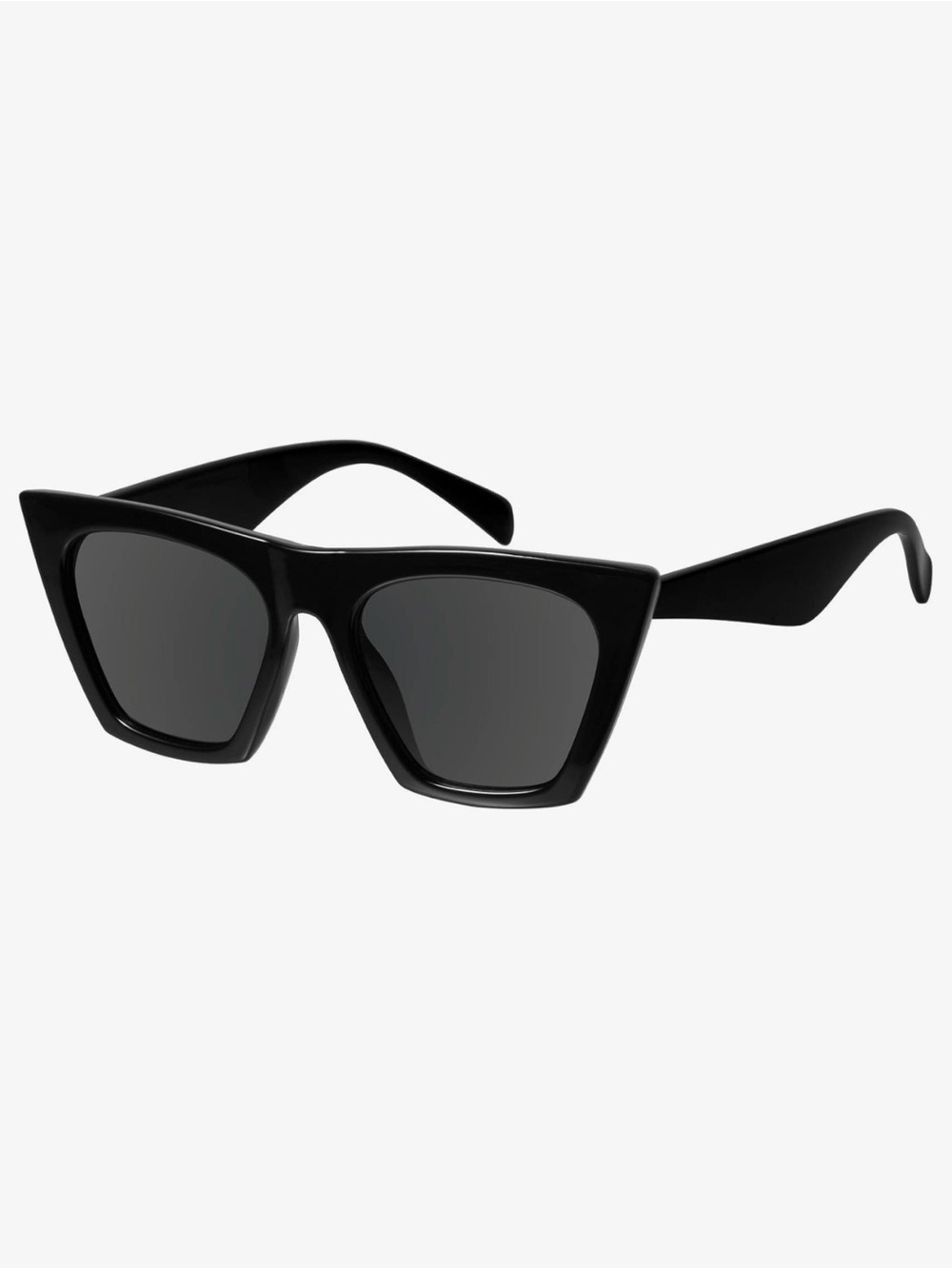 Black Cat-Eye Sunglasses for Women